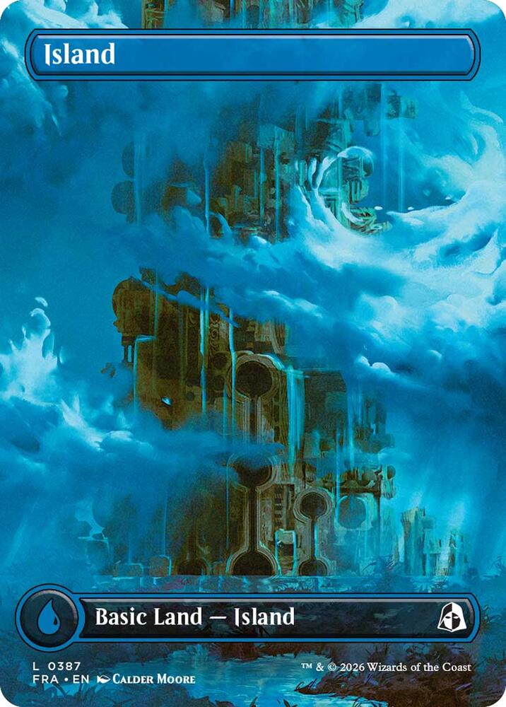 Island (Borderless) (0387) [Reality Fracture] | Boutique FDB TCG