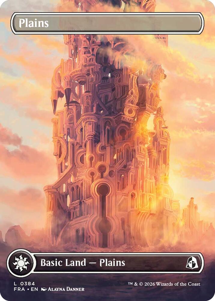Plains (Borderless) (0384) [Reality Fracture] | Boutique FDB TCG