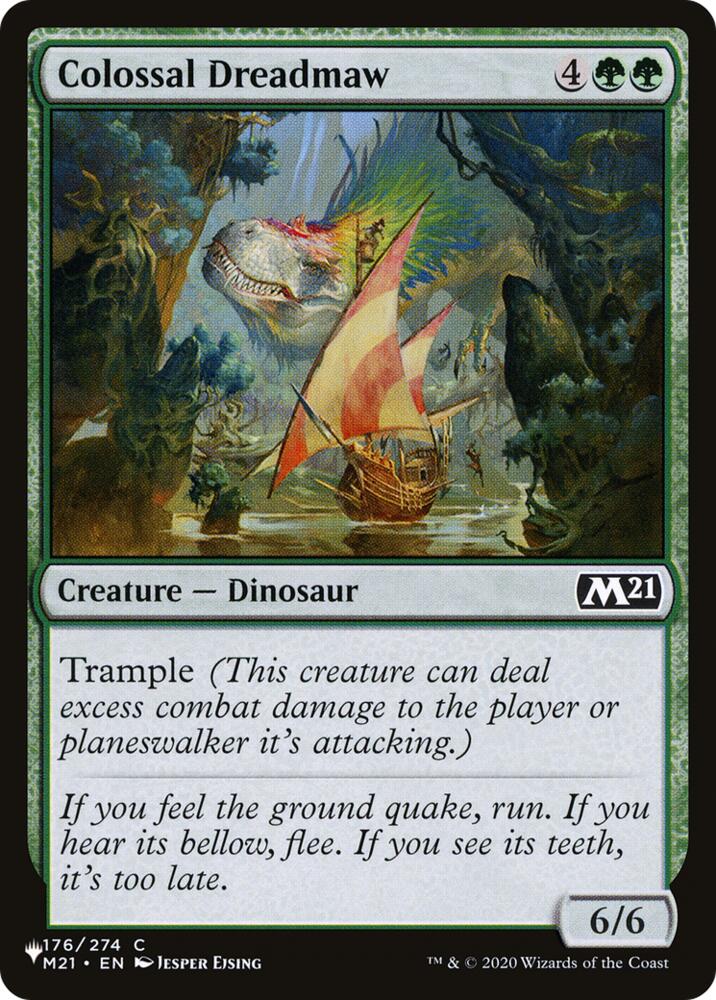 Colossal Dreadmaw (M21) (176) [The List] | Boutique FDB TCG