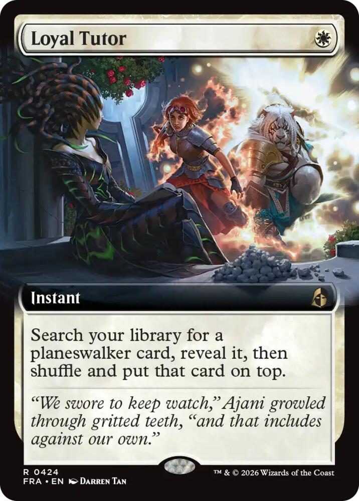 Loyal Tutor (Extended Art) (424) [Reality Fracture] | Boutique FDB TCG