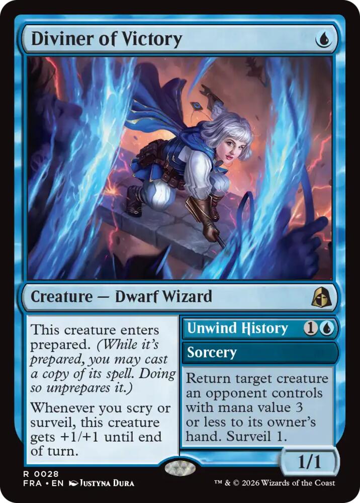 Diviner of Victory (28) [Reality Fracture] | Boutique FDB TCG