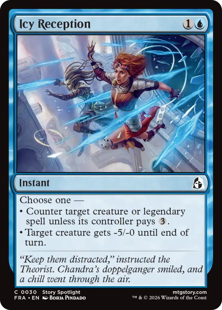 Icy Reception (30) [Reality Fracture] | Boutique FDB TCG