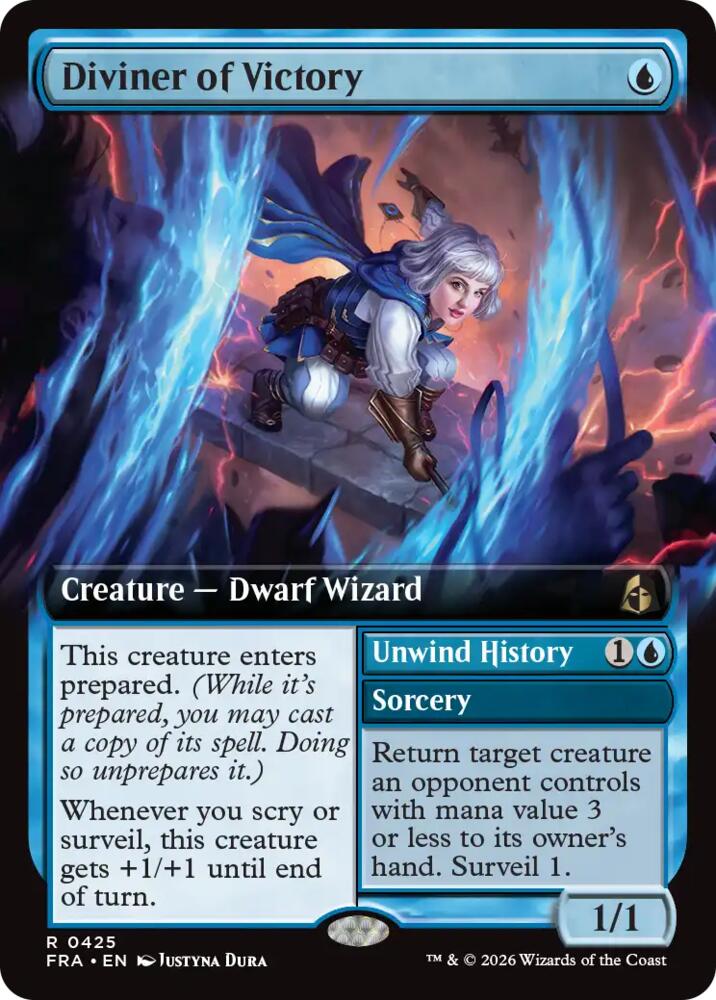 Diviner of Victory (Extended) (425) [Reality Fracture] | Boutique FDB TCG