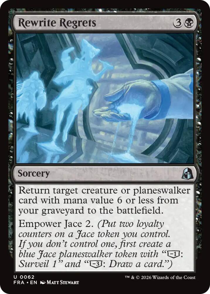 Rewrite Regrets (62) [Reality Fracture] | Boutique FDB TCG