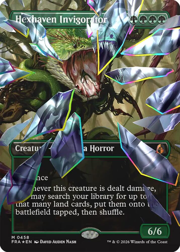 Hexhaven Invigorator (Borderless) (Facet Foil) (458) [Reality Fracture] | Boutique FDB TCG