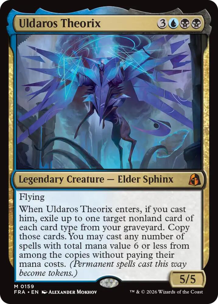 Uldaros Theorix (159) [Reality Fracture] | Boutique FDB TCG