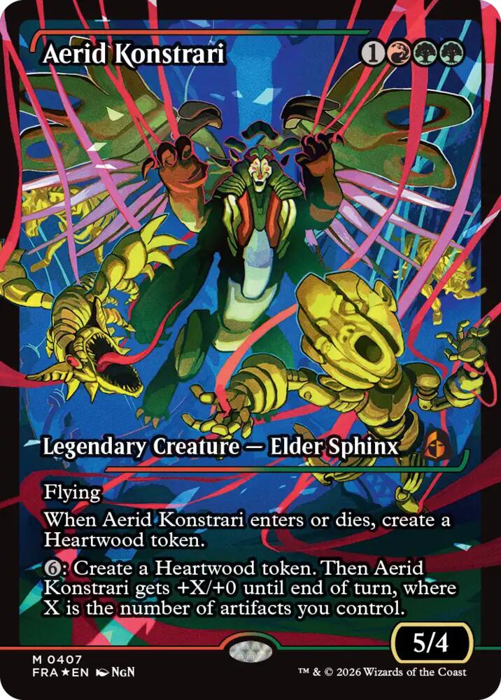 Aerid Konstrari (Showcase) (0407) [Reality Fracture] | Boutique FDB TCG