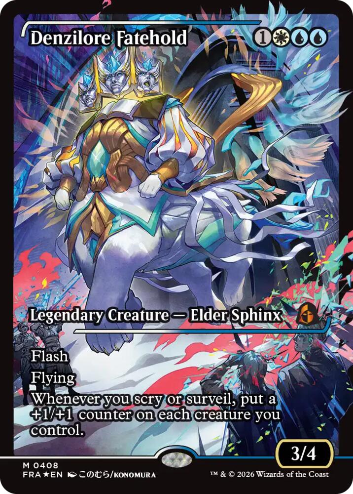 Denzilore Fatehold (Showcase) (0408) [Reality Fracture] | Boutique FDB TCG