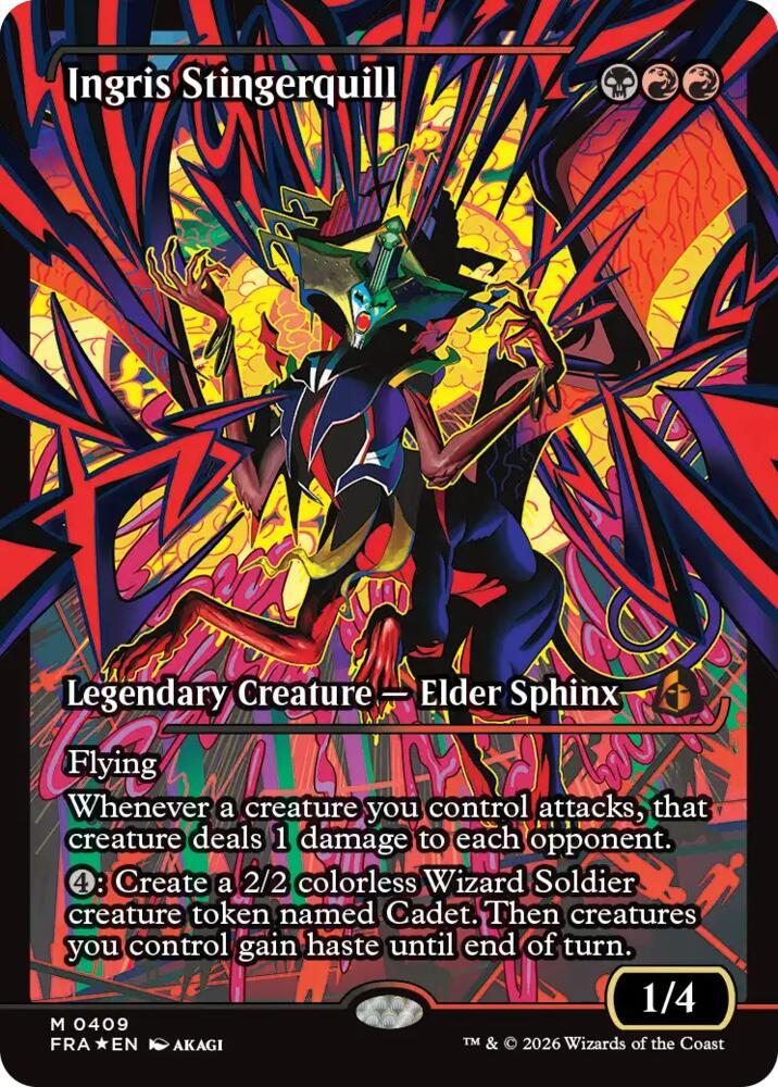 Ingris Stingerquill (Showcase) (0409) [Reality Fracture] | Boutique FDB TCG