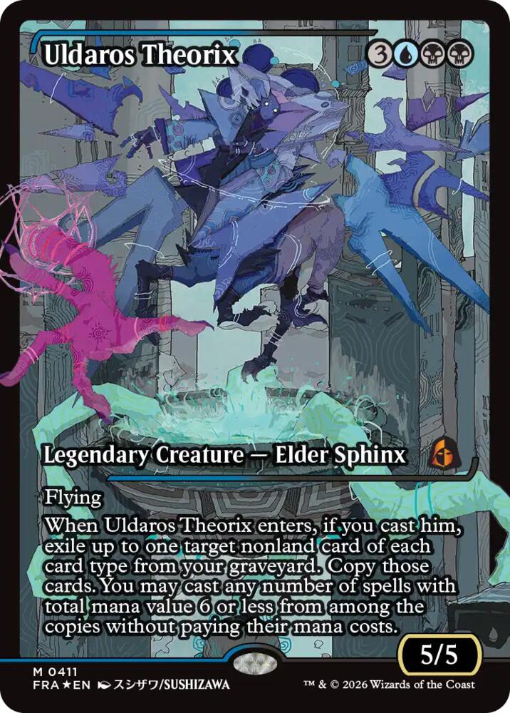 Uldaros Theorix (Showcase) (0411) [Reality Fracture] | Boutique FDB TCG