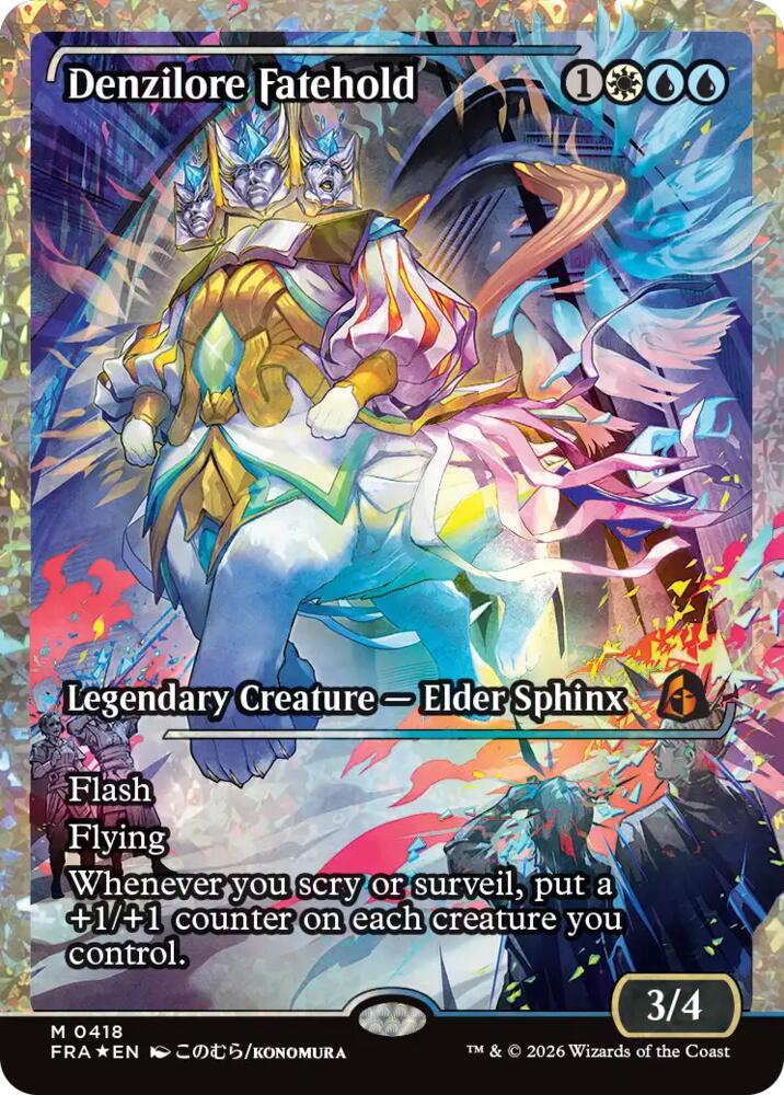 Denzilore Fatehold (Showcase) (Fracture Foil) (0418) [Reality Fracture] | Boutique FDB TCG