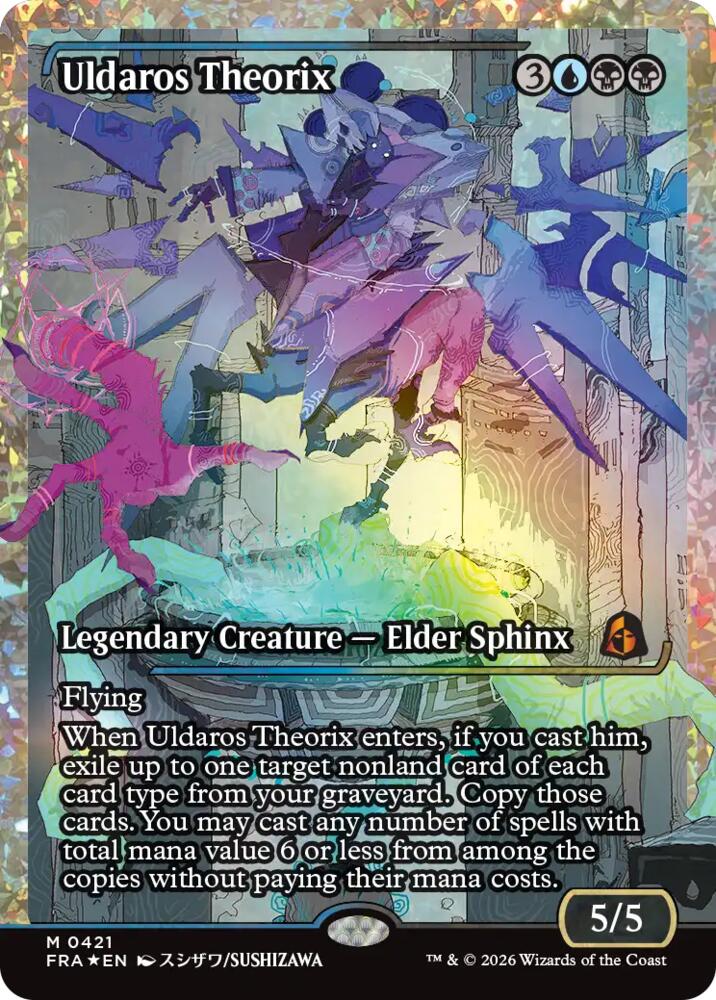 Uldaros Theorix (Showcase) (Fracture Foil) (0421) [Reality Fracture] | Boutique FDB TCG