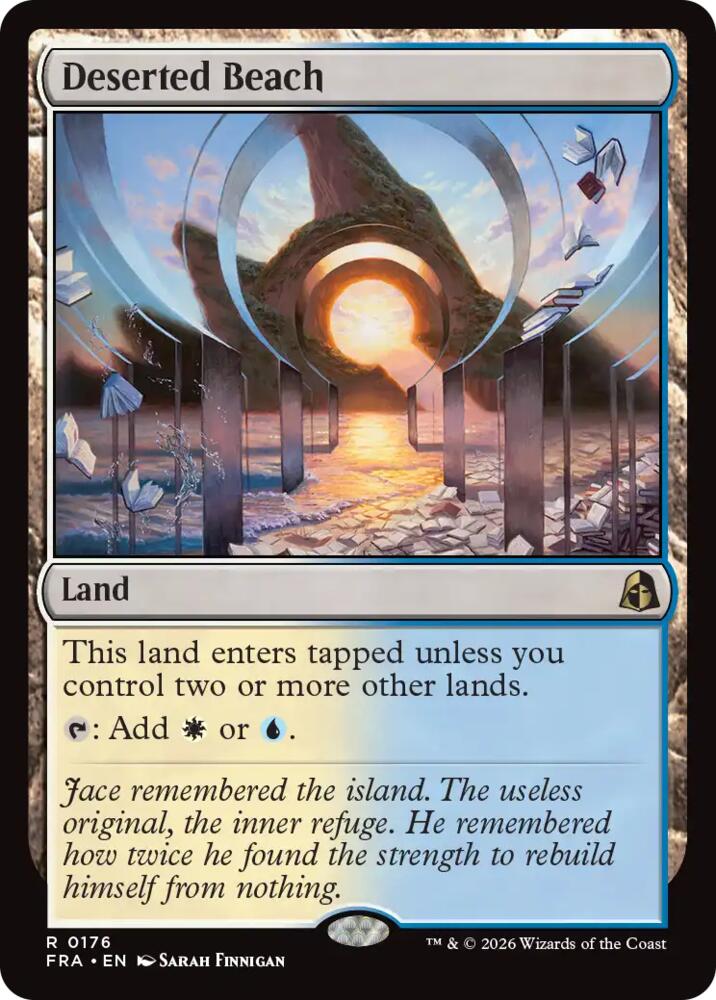 Deserted Beach (176) [Reality Fracture] | Boutique FDB TCG