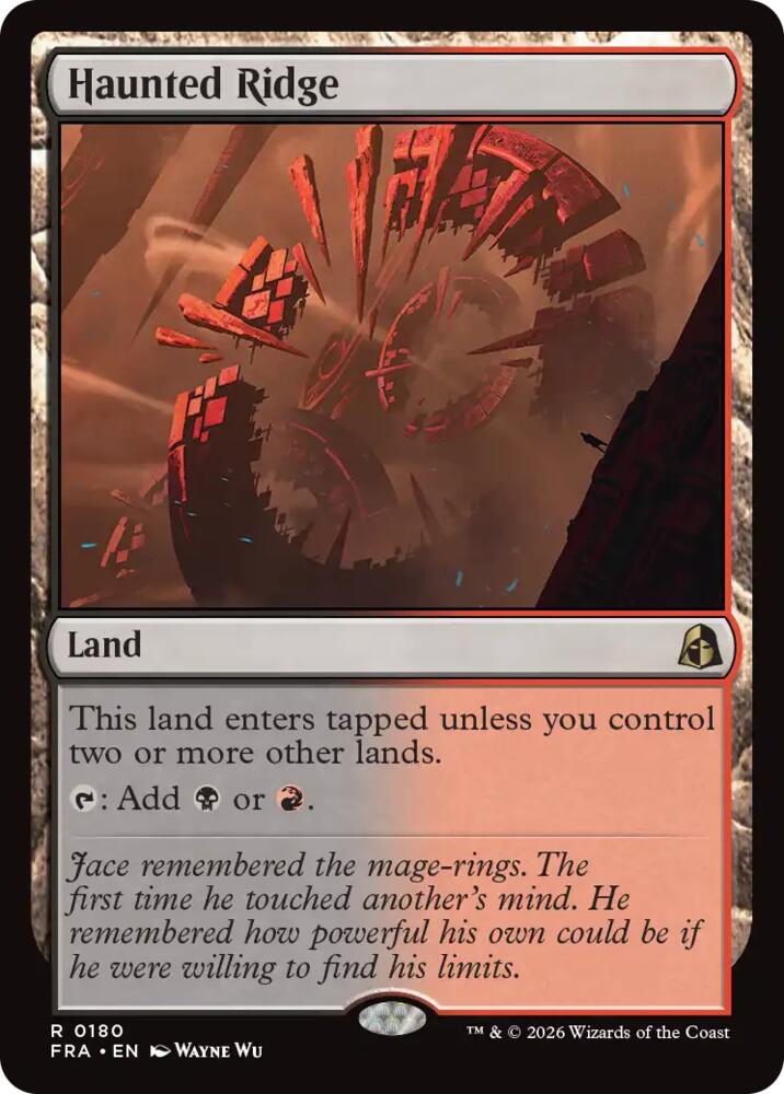 Haunted Ridge (180) [Reality Fracture] | Boutique FDB TCG