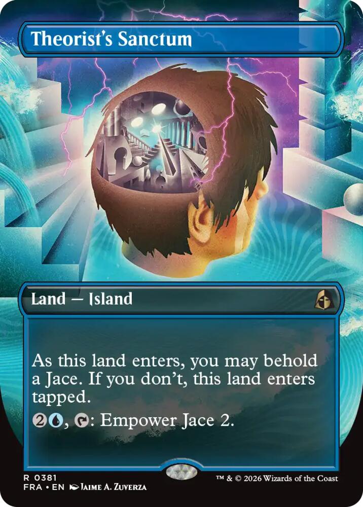 Theorist's Sanctum (Borderless) (381) [Reality Fracture] | Boutique FDB TCG