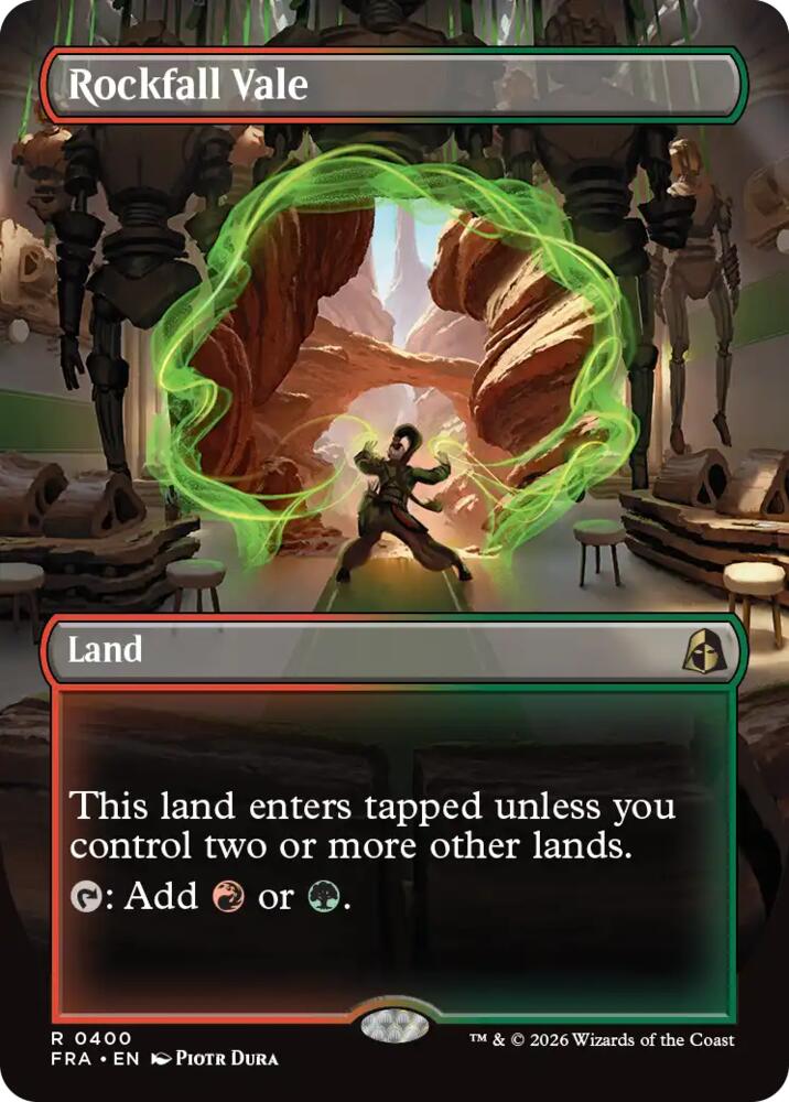 Rockfall Vale (Borderless) (400) [Reality Fracture] | Boutique FDB TCG