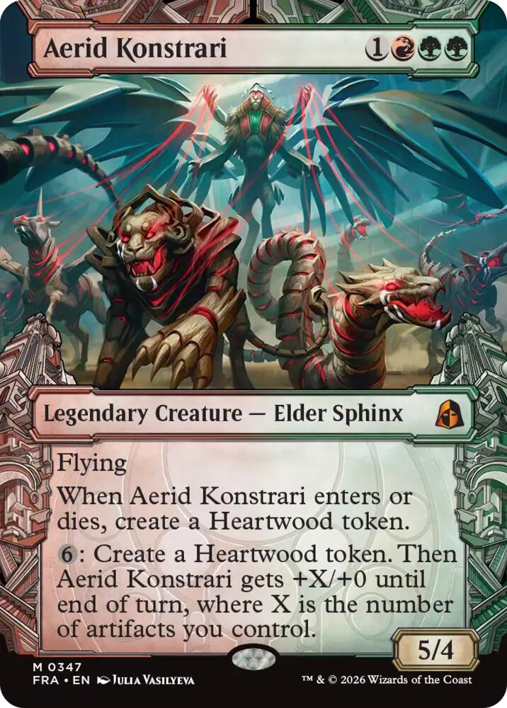 Aerid Konstrari (Showcase) (0347) [Reality Fracture] | Boutique FDB TCG