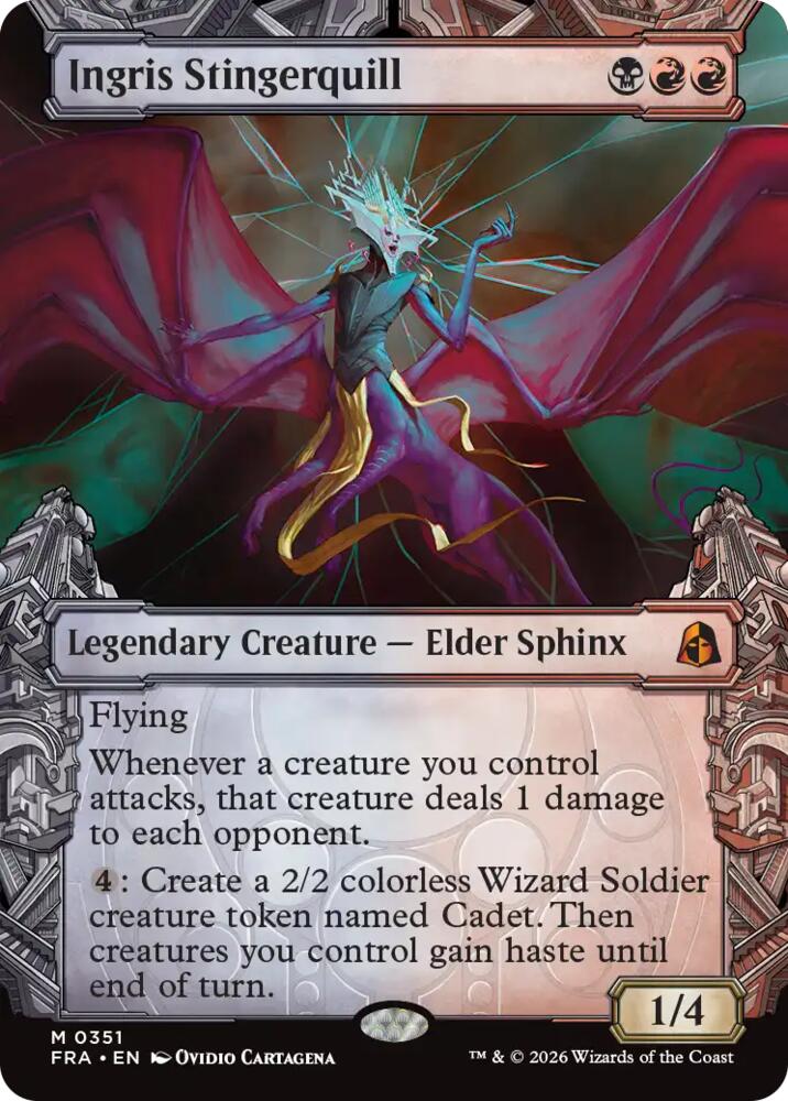 Ingris Stingerquill (Showcase) (0351) [Reality Fracture] | Boutique FDB TCG