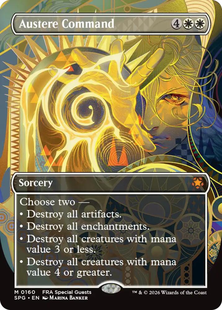 Austere Command (Borderless) (160) [Special Guests] | Boutique FDB TCG