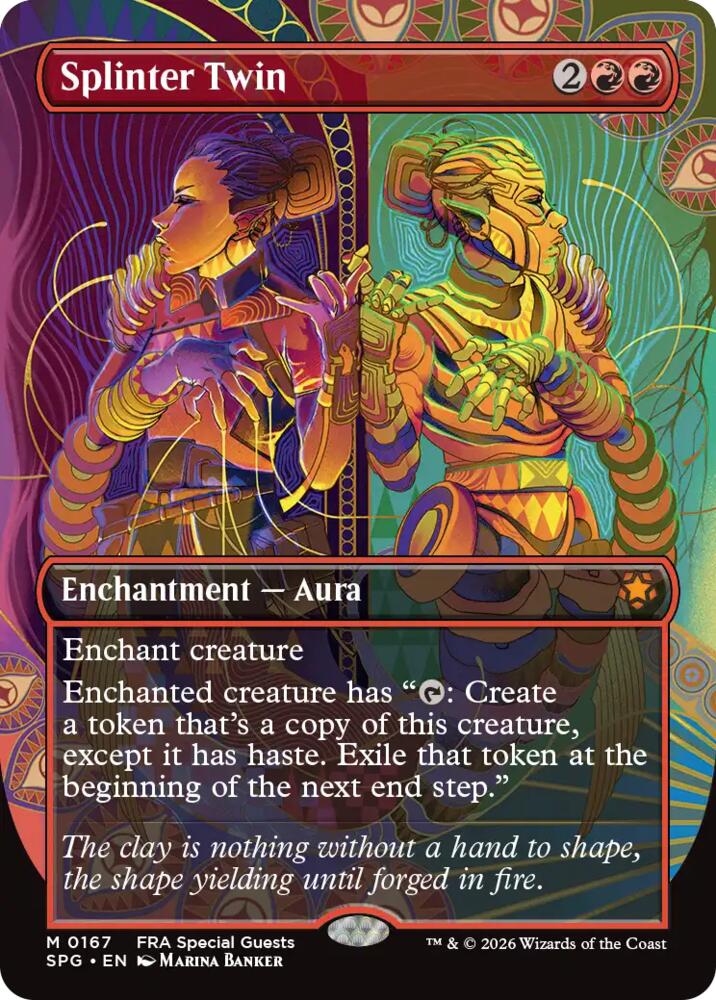 Splinter Twin (Borderless) (167) [Special Guests] | Boutique FDB TCG