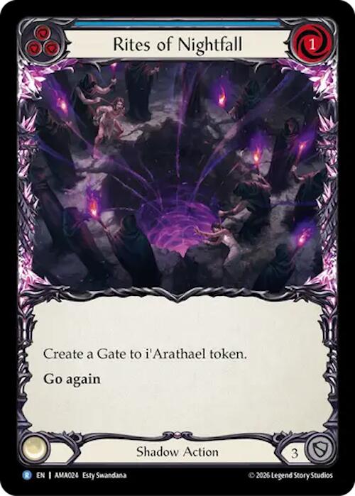 Rites of Nightfall (AMA024) [Armory Deck: Malice] | Boutique FDB TCG
