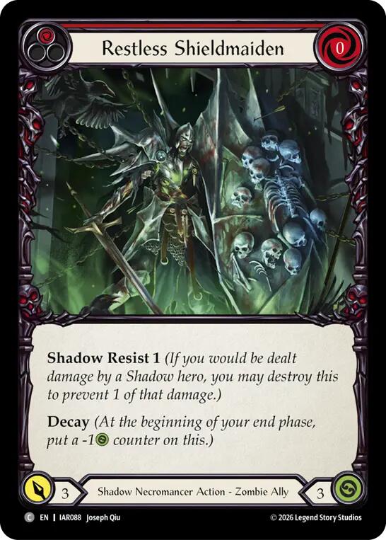 Restless Shieldmaiden (IAR088) [Usurp the Shadow Throne] | Boutique FDB TCG