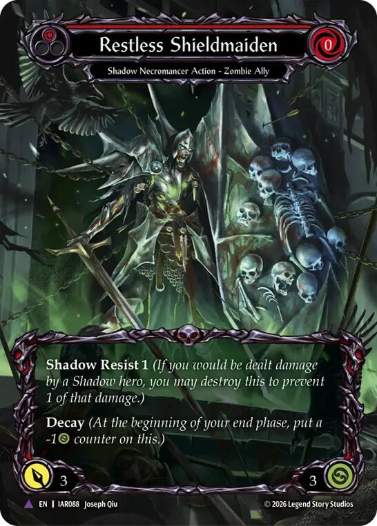Restless Shieldmaiden (Marvel) (IAR088) [Usurp the Shadow Throne] | Boutique FDB TCG