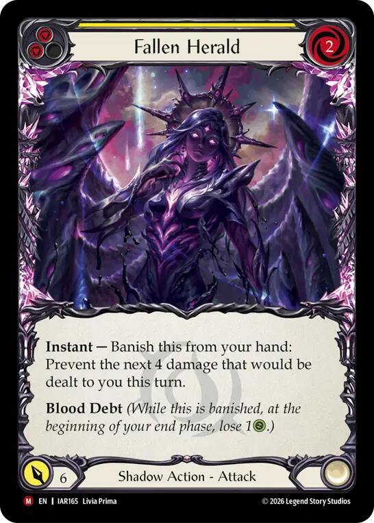 Fallen Herald (IAR165) [Usurp the Shadow Throne] | Boutique FDB TCG