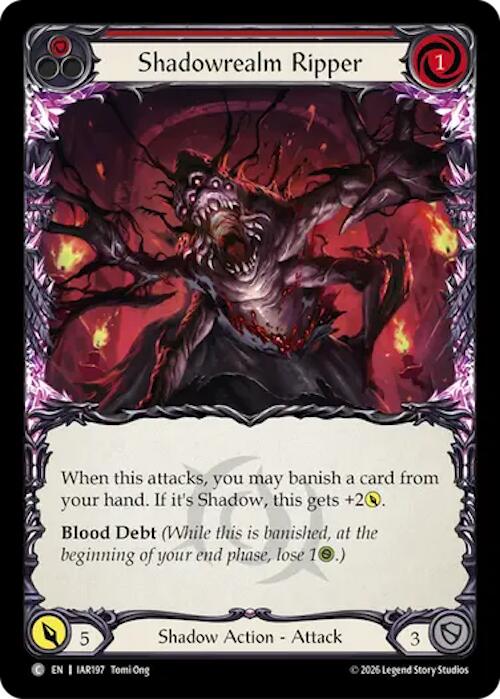 Shadowrealm Ripper (Red) (IAR197) [Usurp the Shadow Throne] | Boutique FDB TCG