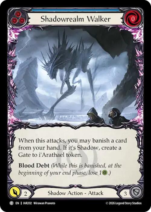 Shadowrealm Walker (Blue) (IAR202) [Usurp the Shadow Throne] | Boutique FDB TCG