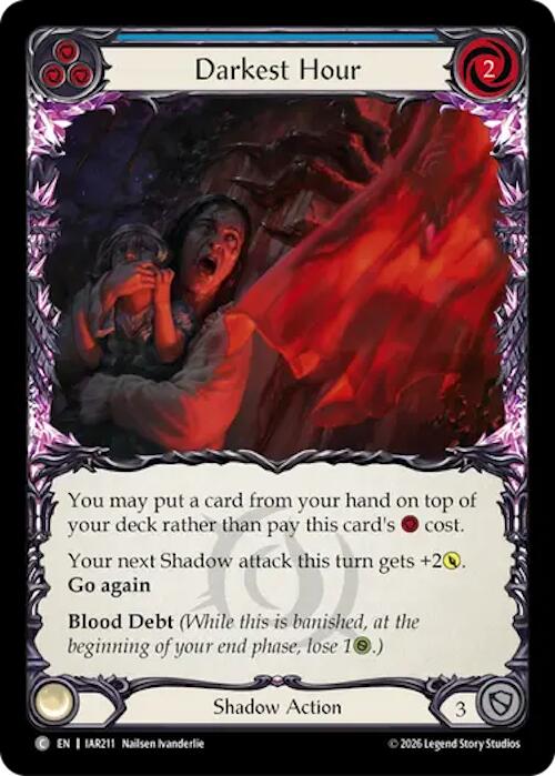 Darkest Hour (Blue) (IAR211) [Usurp the Shadow Throne] | Boutique FDB TCG