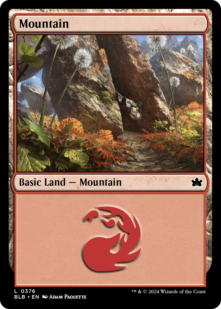 Mountain (0376) [Bloomburrow] | Boutique FDB TCG