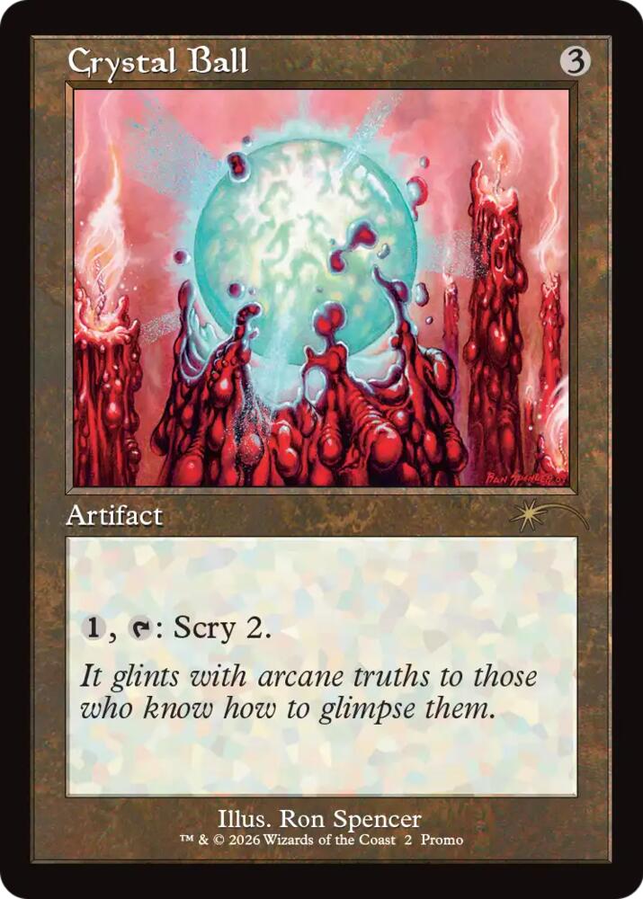 Crystal Ball (Retro Frame) (2) [WPN & Gateway Promos] | Boutique FDB TCG