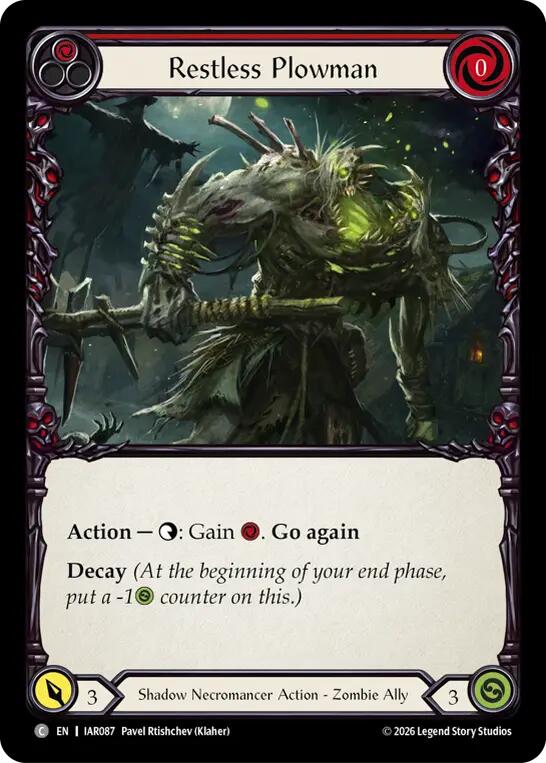 Restless Plowman (IAR087) [Usurp the Shadow Throne] | Boutique FDB TCG