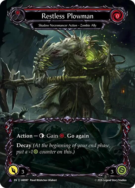 Restless Plowman (Marvel) (IAR087) [Usurp the Shadow Throne] | Boutique FDB TCG