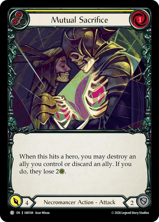 Mutual Sacrifice (Yellow) (IAR104) [Usurp the Shadow Throne] | Boutique FDB TCG