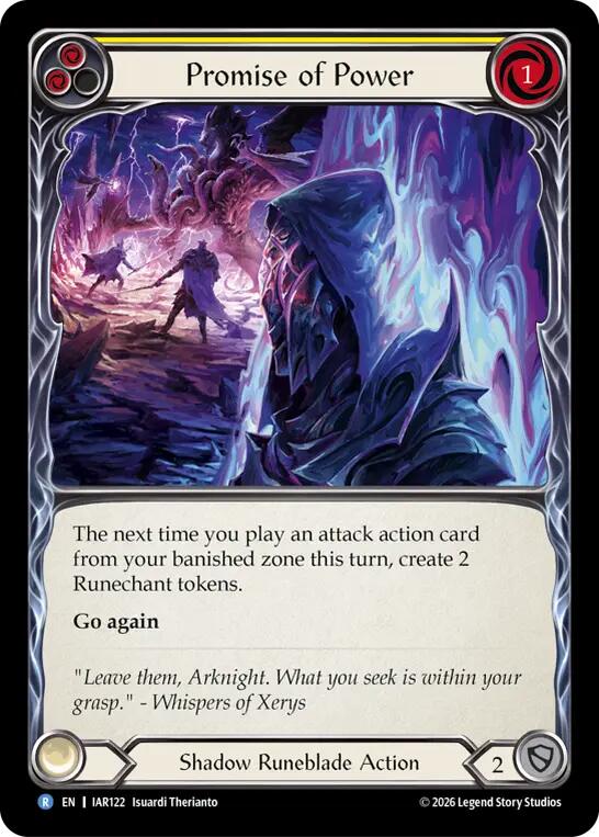 Promise of Power (IAR122) [Usurp the Shadow Throne] | Boutique FDB TCG