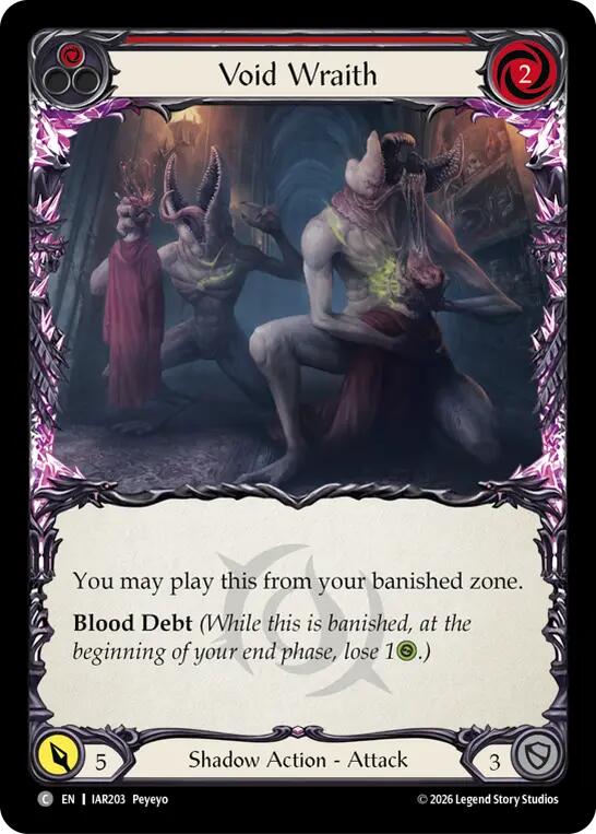 Void Wraith (Red) (IAR203) [Usurp the Shadow Throne] | Boutique FDB TCG