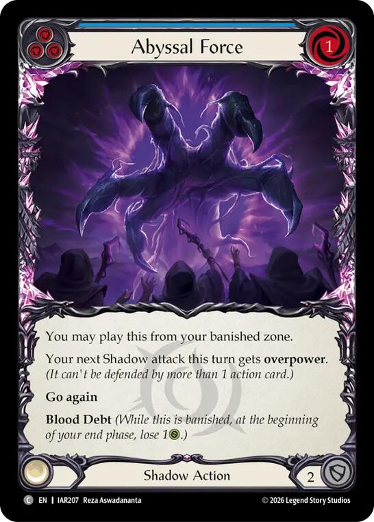 Abyssal Force (IAR207) [Usurp the Shadow Throne] | Boutique FDB TCG