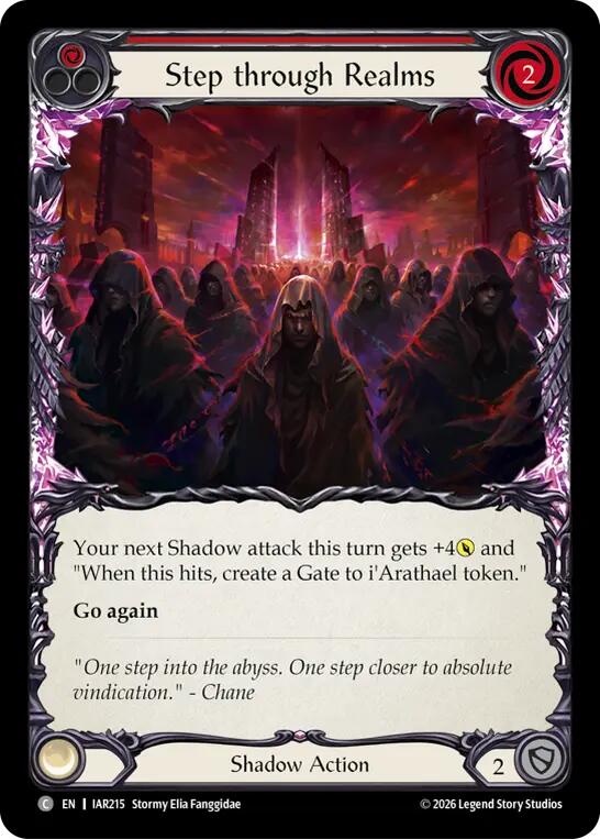 Step through Realms (Red) (IAR215) [Usurp the Shadow Throne] | Boutique FDB TCG