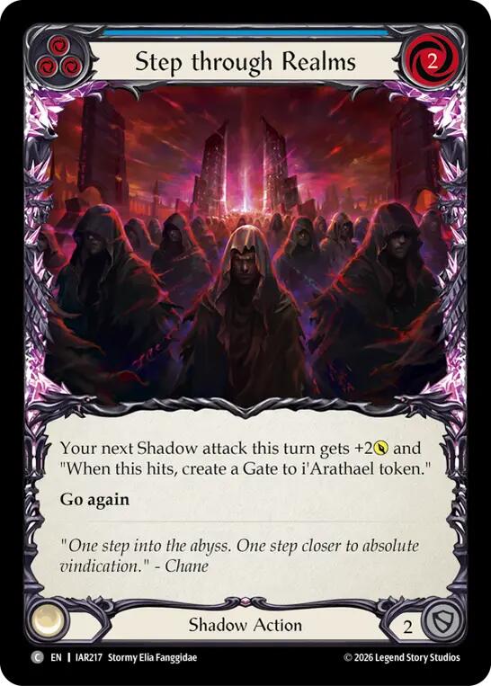 Step through Realms (Blue) (IAR217) [Usurp the Shadow Throne] | Boutique FDB TCG