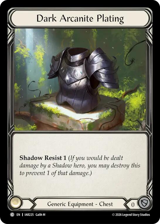 Dark Arcanite Plating (IAR225) [Usurp the Shadow Throne] | Boutique FDB TCG