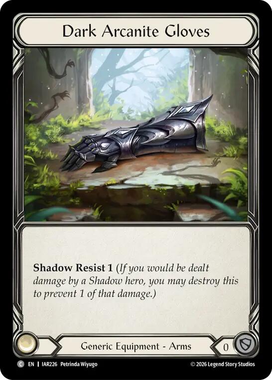 Dark Arcanite Gloves (IAR226) [Usurp the Shadow Throne] | Boutique FDB TCG