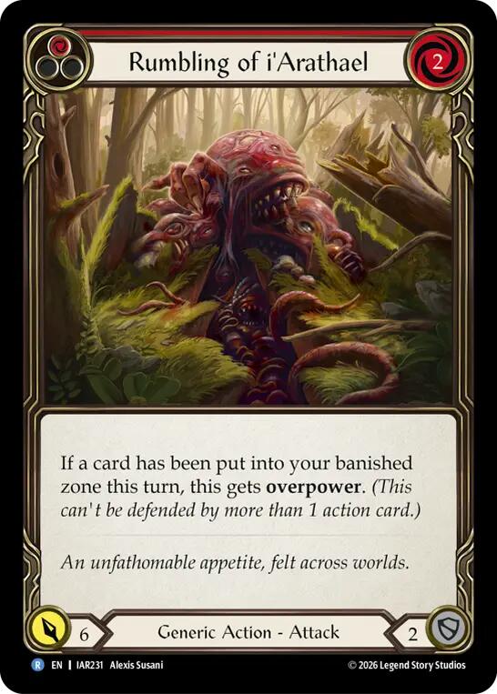 Rumbling of i'Arathael (IAR231) [Usurp the Shadow Throne] | Boutique FDB TCG