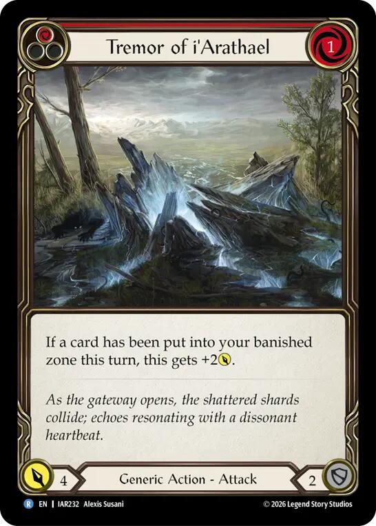 Tremor of i'Arathael (IAR232) [Usurp the Shadow Throne] | Boutique FDB TCG