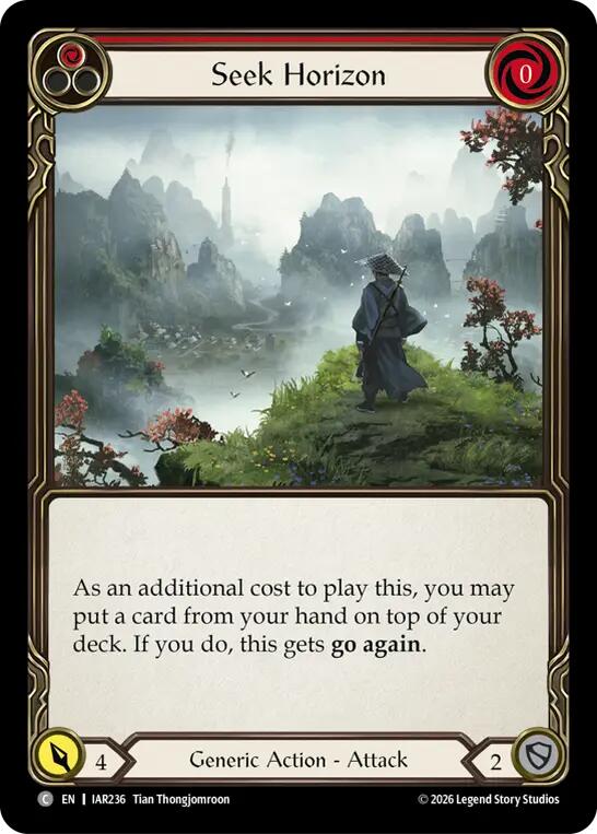 Seek Horizon (Red) (IAR236) [Usurp the Shadow Throne] | Boutique FDB TCG