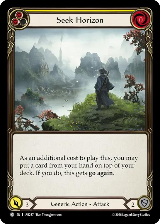 Seek Horizon (Yellow) (IAR237) [Usurp the Shadow Throne] | Boutique FDB TCG