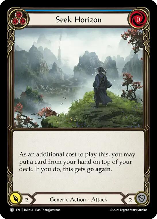 Seek Horizon (Blue) (IAR238) [Usurp the Shadow Throne] | Boutique FDB TCG