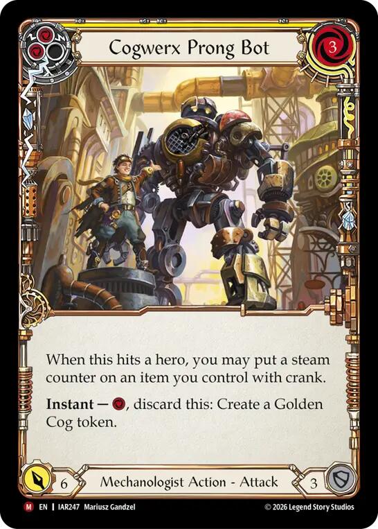 Cogwerx Prong Bot (IAR247) [Usurp the Shadow Throne] | Boutique FDB TCG