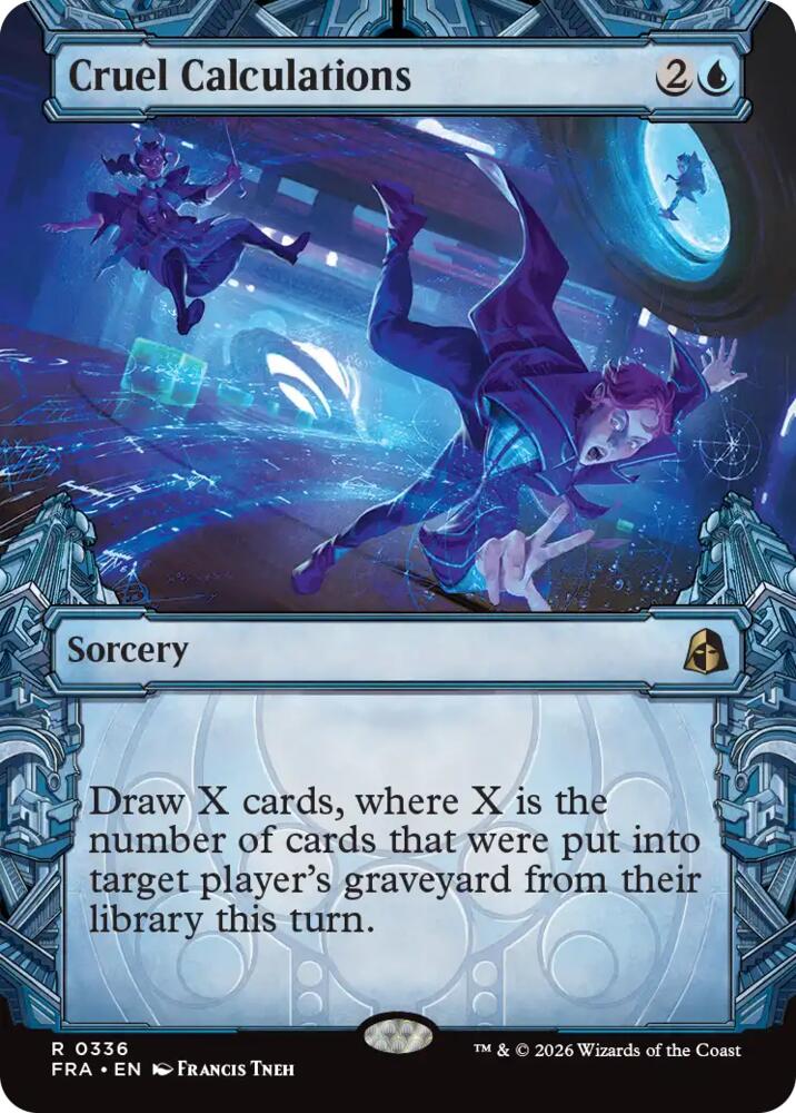 Cruel Calculations (Showcase) (336) [Reality Fracture] | Boutique FDB TCG